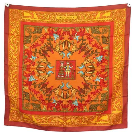 carre hermes collezione early america|hermes scarf.